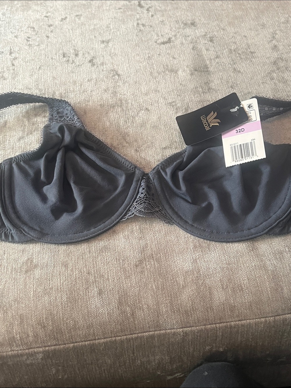 Wacoal Cadet Blue  Unlined Lace Underwire Bra - 32D NWT